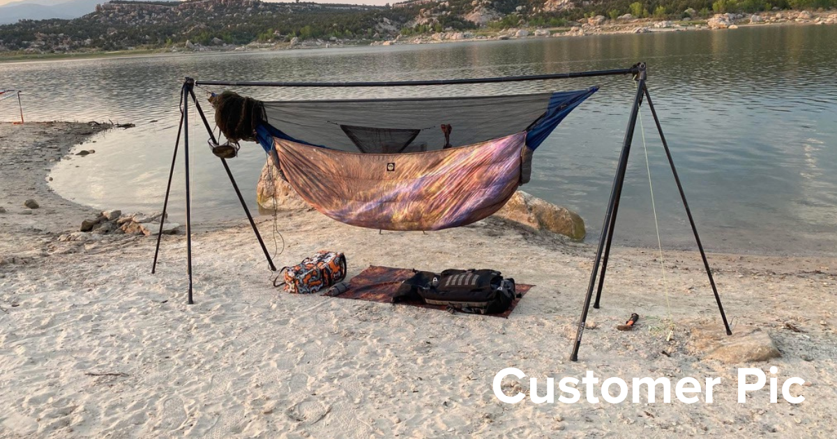 Turtlebug Camper Hammock Stand (No Tarp Kit)