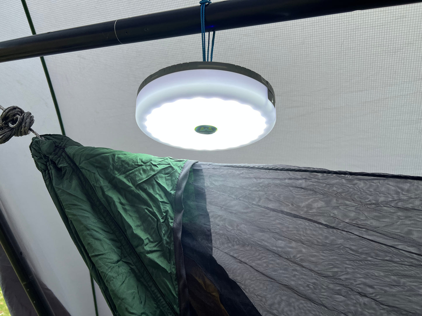 Retractable Camp String Lights – 60' Outdoor USB-Rechargeable Light System
