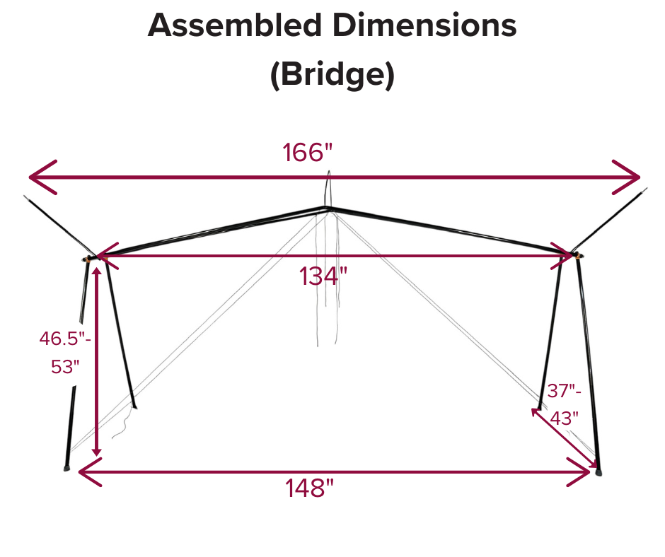 Cricket 2.0 Hammock Stand (Bridge)