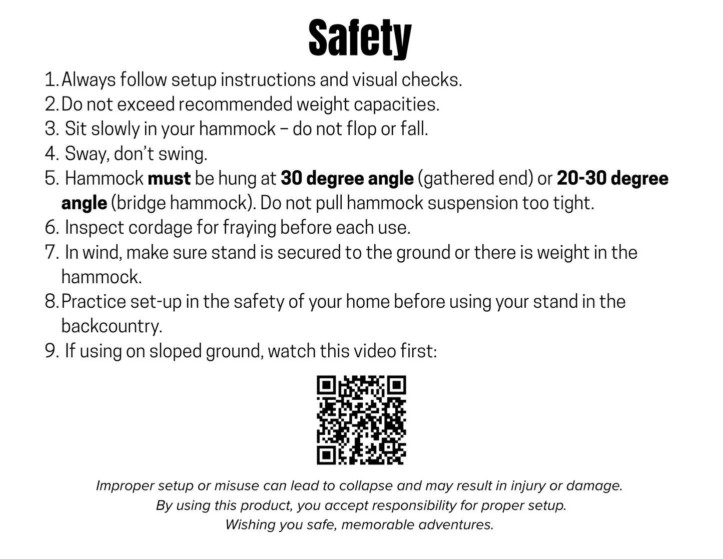 Cricket 2.0 Hammock Stand (Regular)