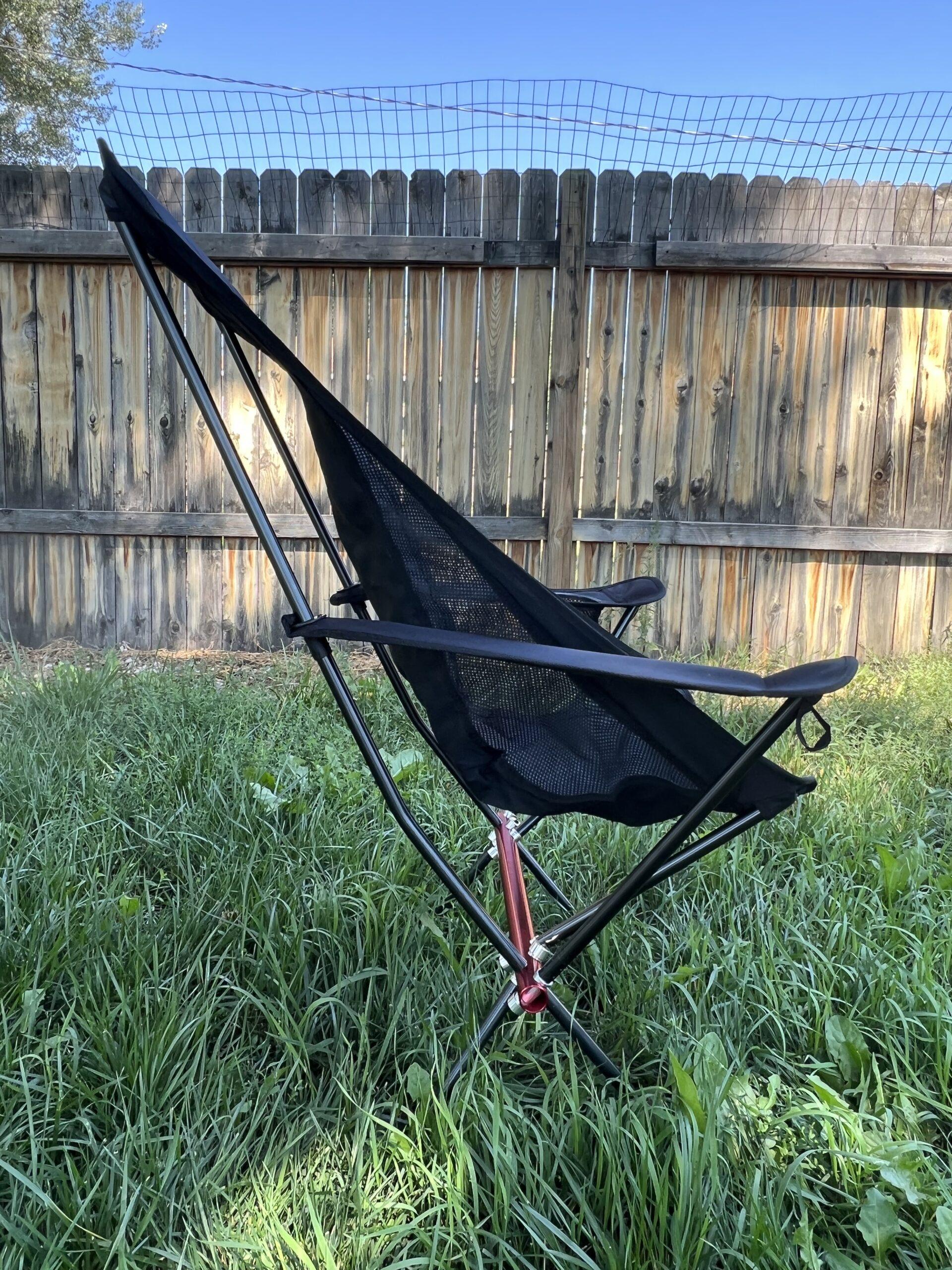 side of camp chair